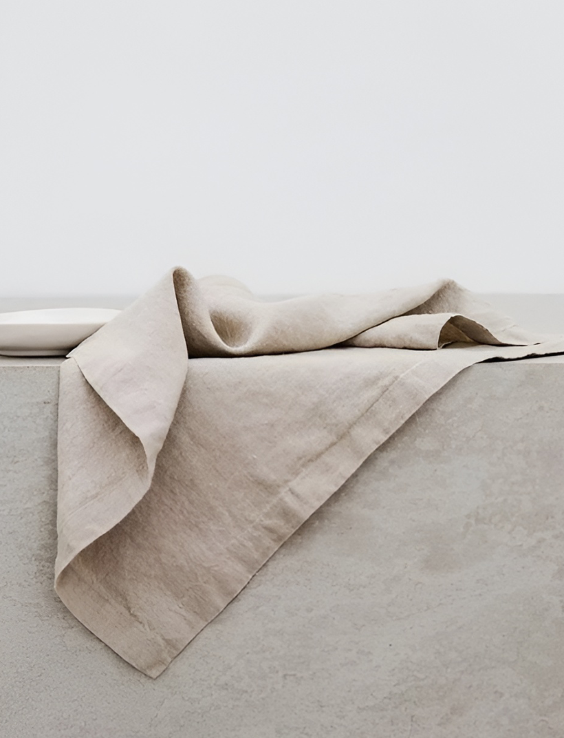 100% Linen Table Cloth & Napkin