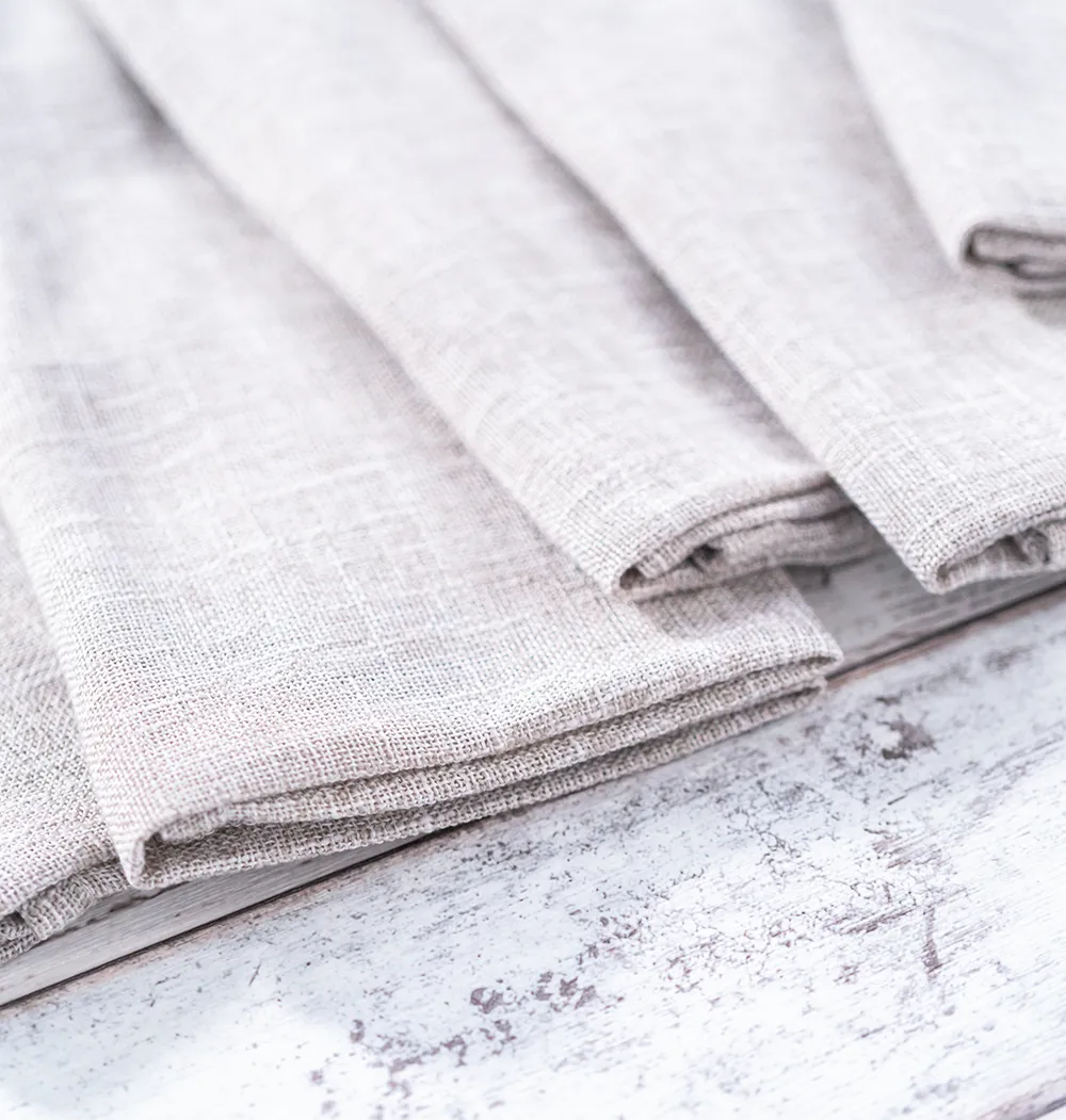 100% Linen Table Cloth & Napkin